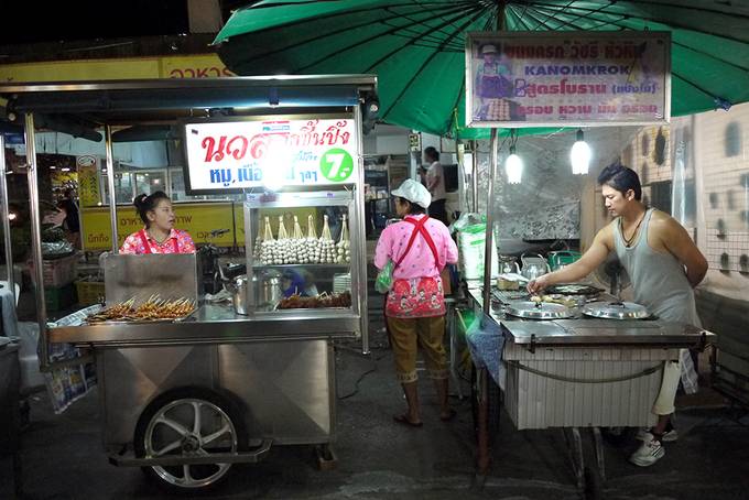 stalls at night market