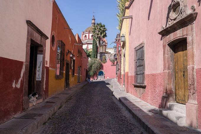 A colourful street