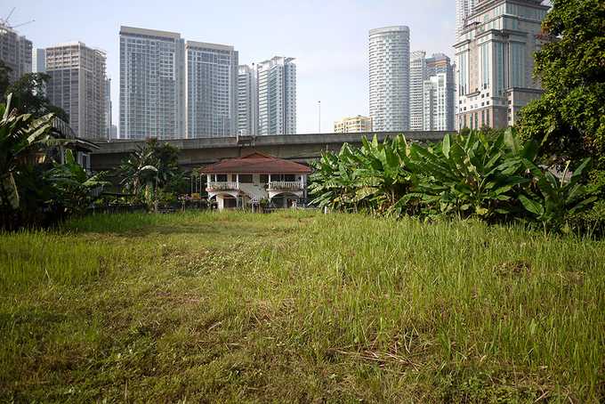 A Malay village in central Kuala Lumpur