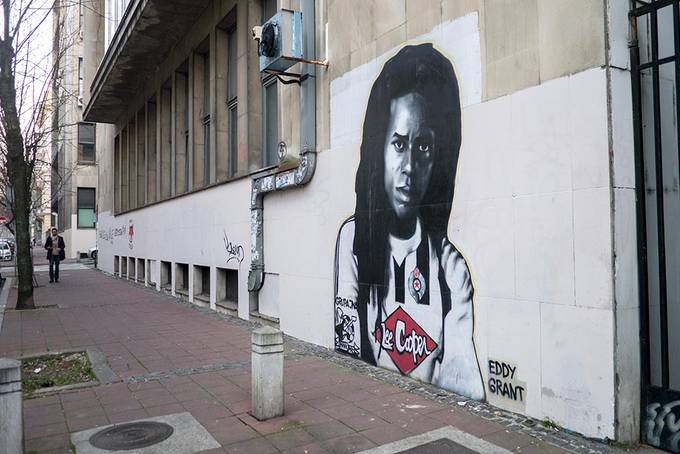 Football street art