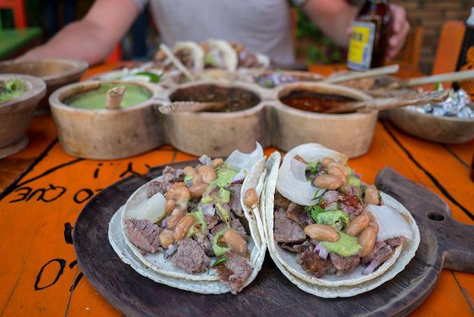 Steak tacos