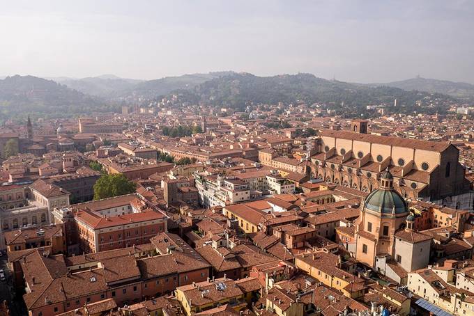 A view of Bologna
