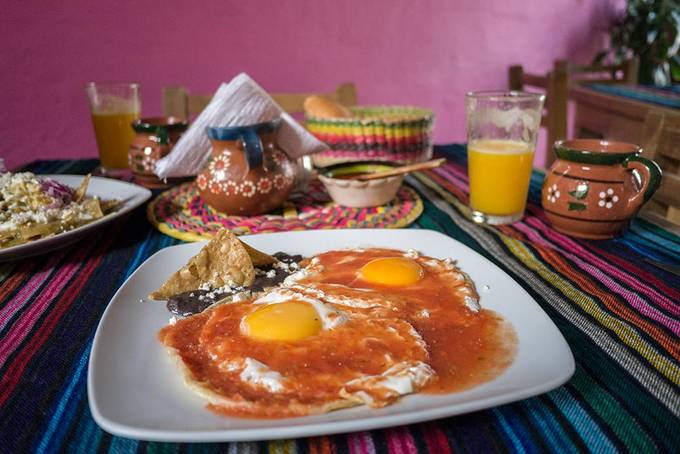 Our breakfast in Queretaro