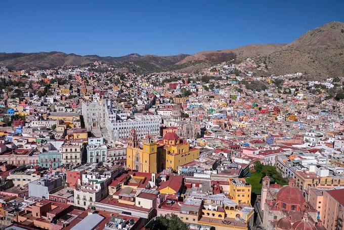 Guanajuato city view