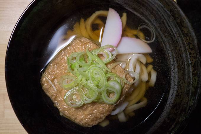 Bowl of kitsune udon