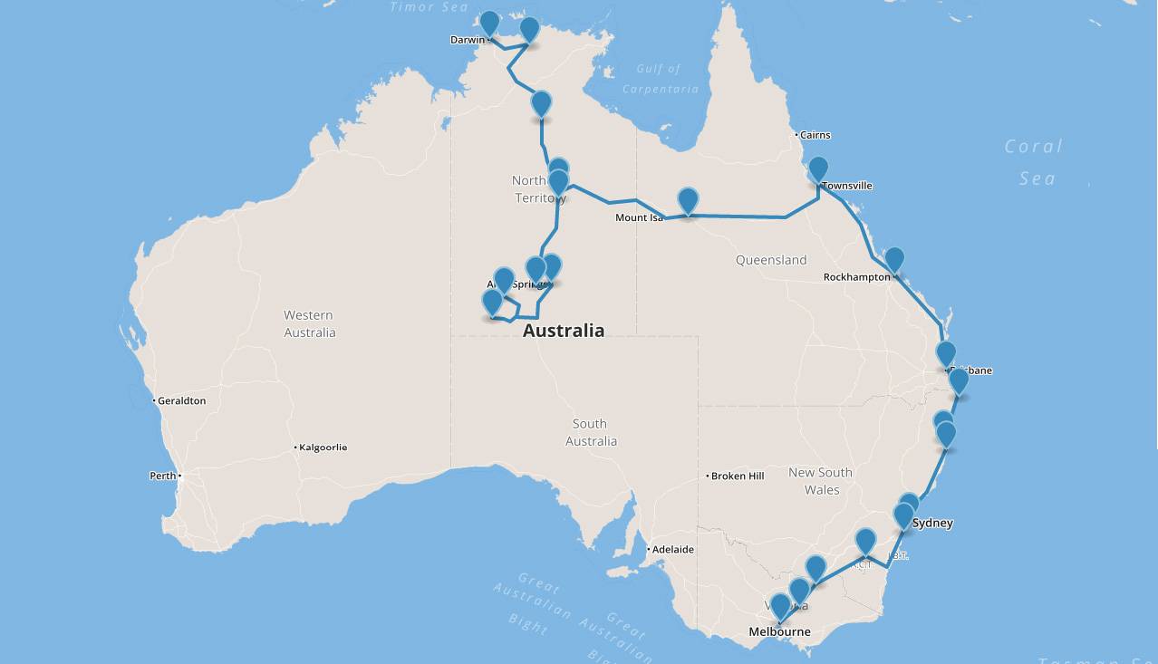 Planning an Australian road trip: route tips Peeking Duck