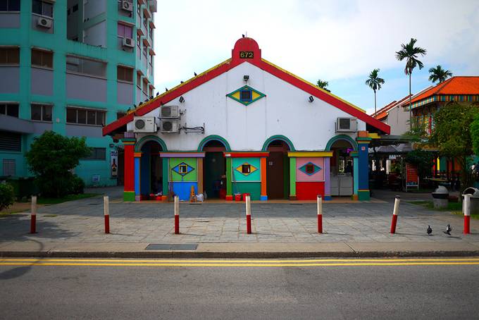 Colourful building