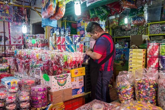 A sweet stall