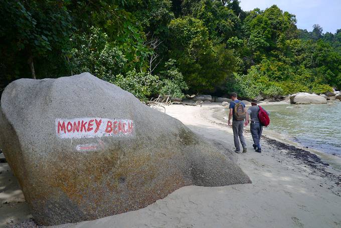 Monkey Beach sign