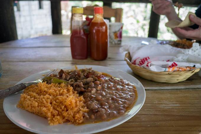 Beef a la mexicana for breakfast