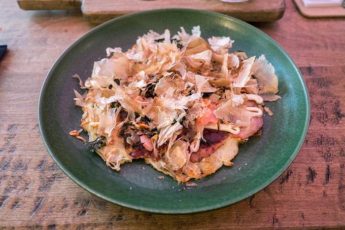 Okonomiyaki for breakfast