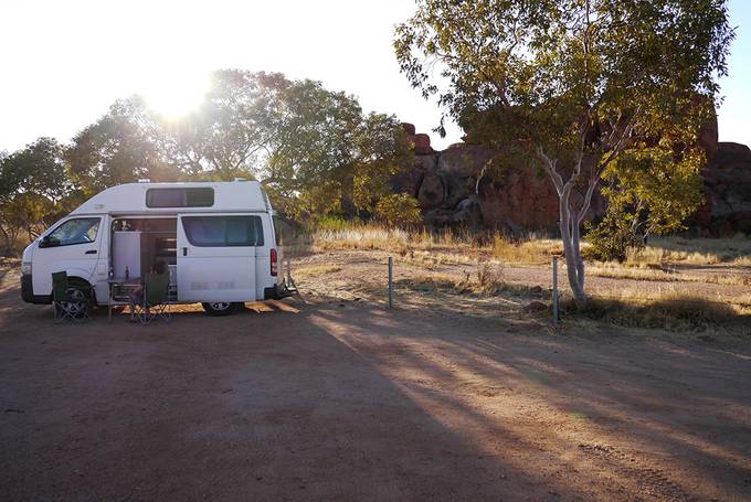 Devils Marbles campsite