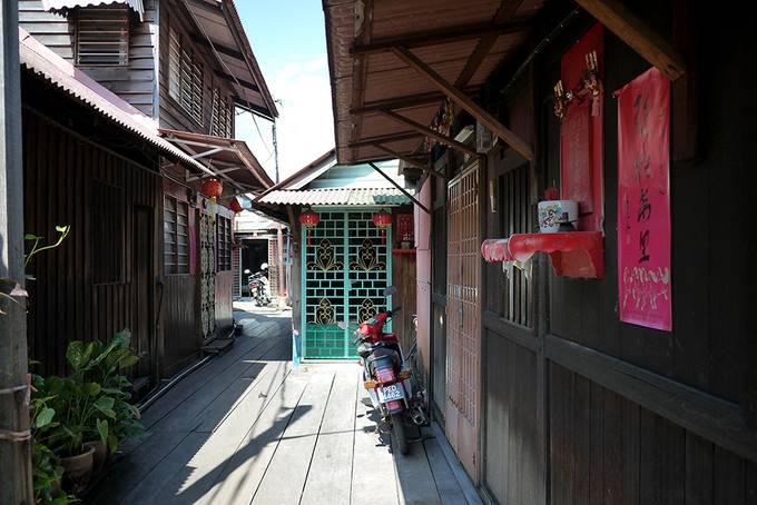 wooden houses