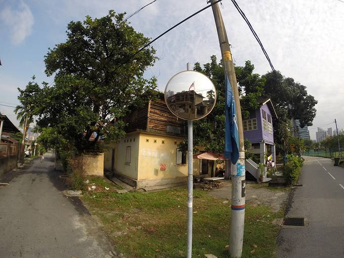 quiet streets of Kampung Baru
